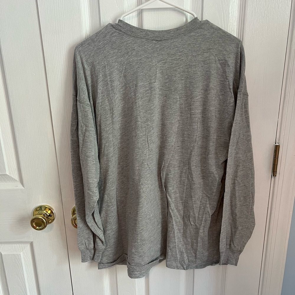 Wild Fable Womens Small Chicago Grey Cotton Long‎ Sleeve Shirt - Picture 2 of 4